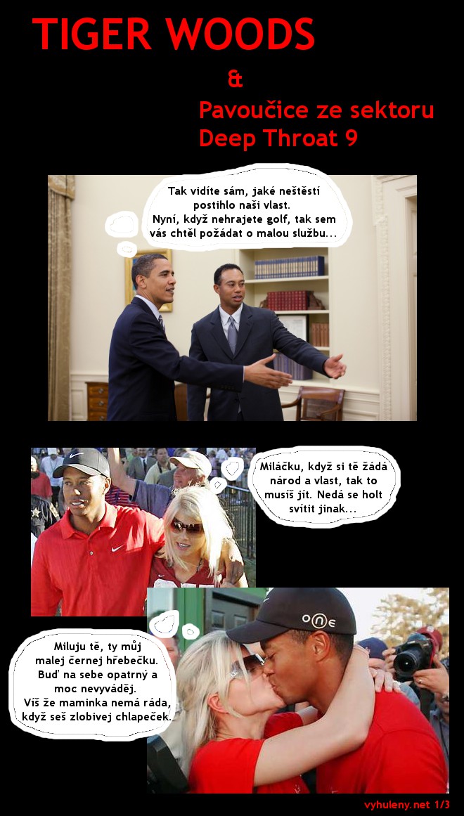 Tiger Woods & Pavoucice 1/3