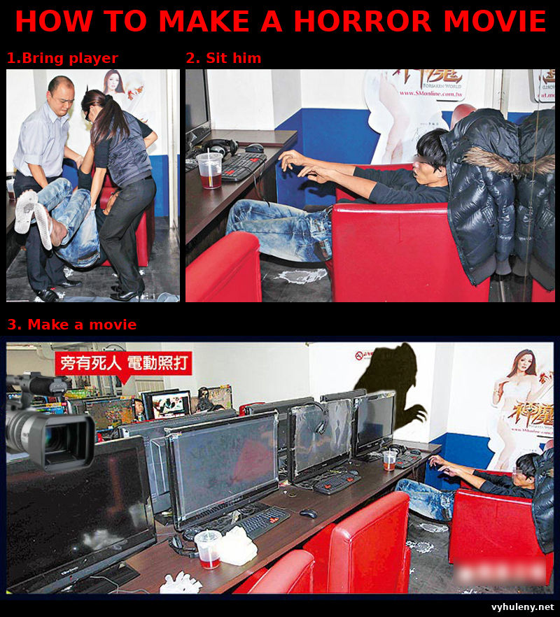 Jak nato�it hororov� film