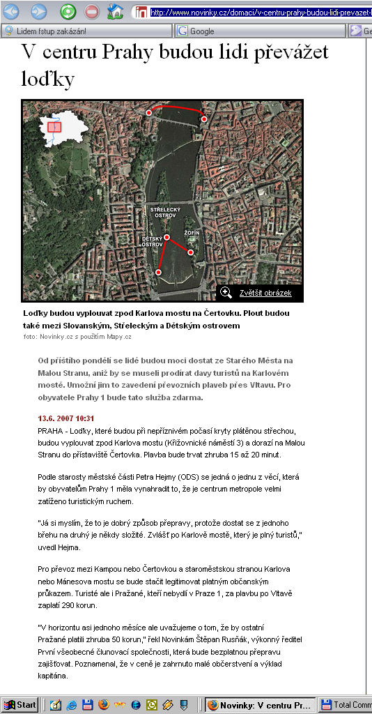 Lidi budou p�ev�et lo�ky