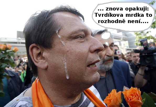 Debil s mrdkou na �ele