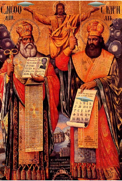 Cyril a Metod�j ���� v�ru v p��chod spasitel�