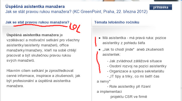 �sp�n� asistentka mana�era