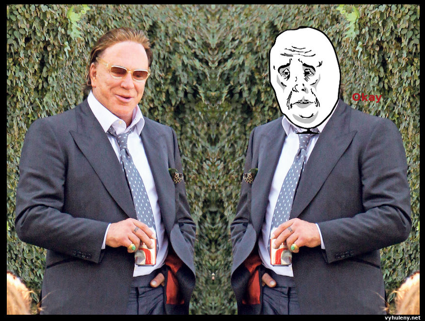 mickey rourke & okay guy